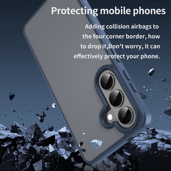 Mobilskal för Samsung Galaxy S26 Plus Anti Drop TPU + PC - Blå