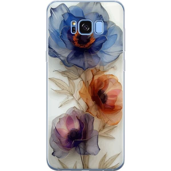 Mobilcover til Samsung Galaxy S8 med Silke Blomster