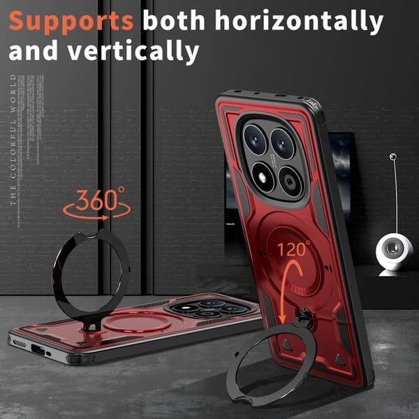 Mobilskal till Xiaomi Redmi Note 14 Pro 5G Plast Röd