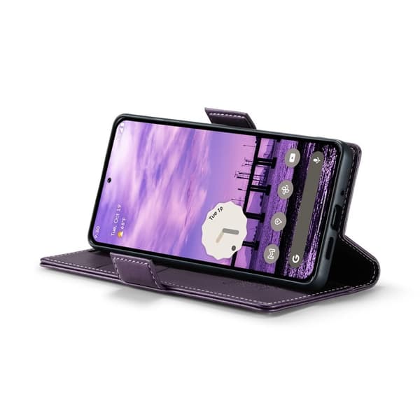 CASEME Plånboksfodral Konstläder för Google Pixel 10 Pro - Lila