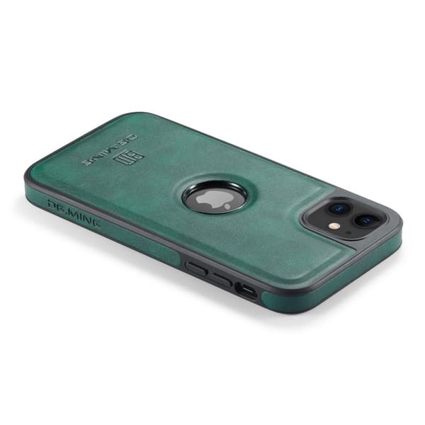 DG.MING Mobilskal till iPhone 11 PU Läder Coated PC+TPU - Grön