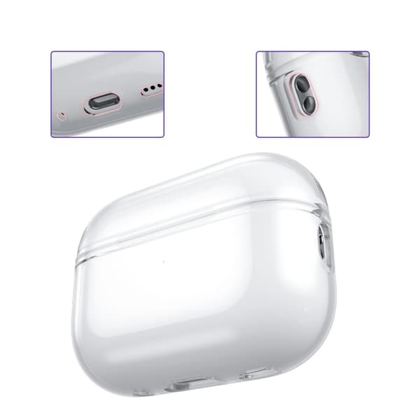 Tech-Protect Airpods Pro 1/2 Skal Flexair - Clear Transparent