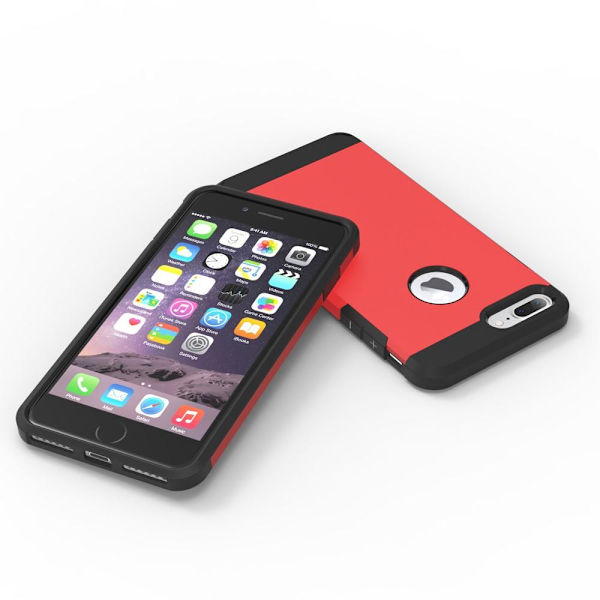 Slim Armor Mobilskal till Apple iPhone 7 Plus - Röd Röd