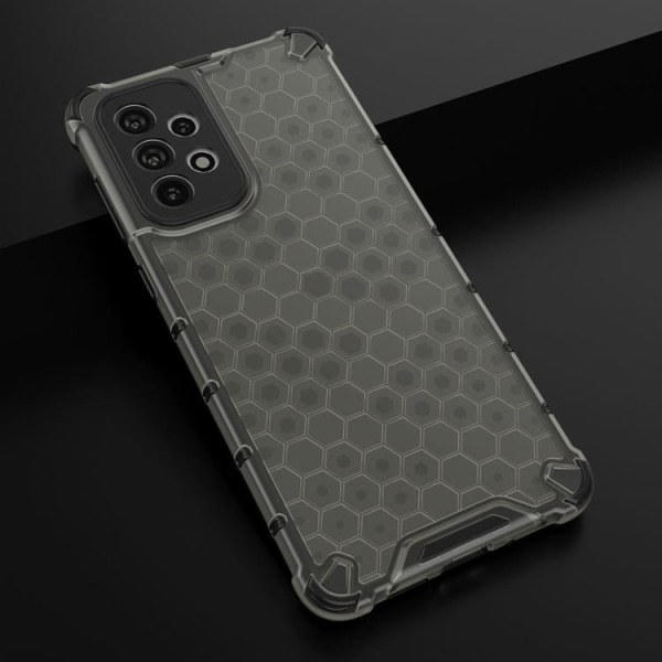 Galaxy A73 Skal Honeycomb Armored - Musta