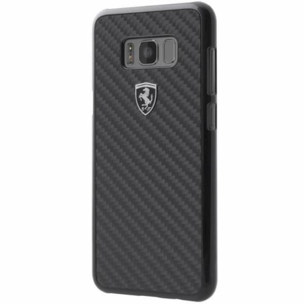 Ferrari Carbon Heritage -kuori Galaxy S8 Plus - musta Black