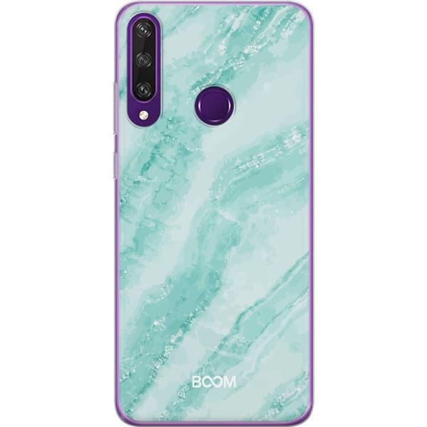 Mobilcover til Huawei Y6p med Mint Marble