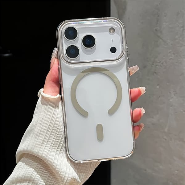 Mobilskal till iPhone 17 Pro Max MagSafe TPU + PC - Beige Beige