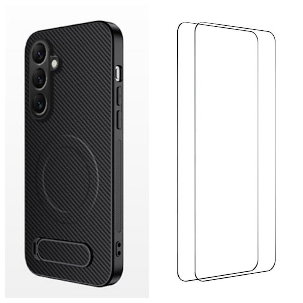 WANLONFENG Mobilskal för Samsung Galaxy S26 Plus Magnetiskt PC + TPU - Svart