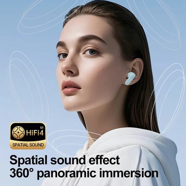 FINEBLUE Stereo TWS Trådlösa Bluetooth Hörlurar In-Ear Dual Mic ANC