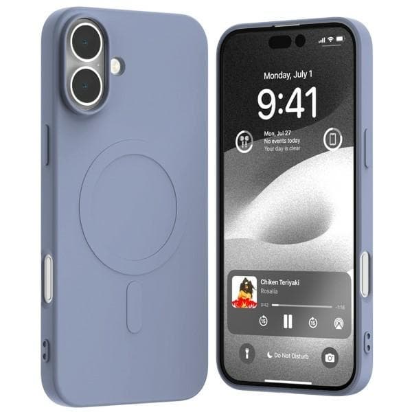 Mercury Mobilskal till iPhone 16 Plus MagSafe Semi-Silikon - Lavendel Lila