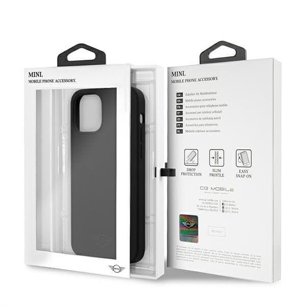 MINI Silicone Tone On Tone Cover iPhone 12 Pro Max - Sort Black