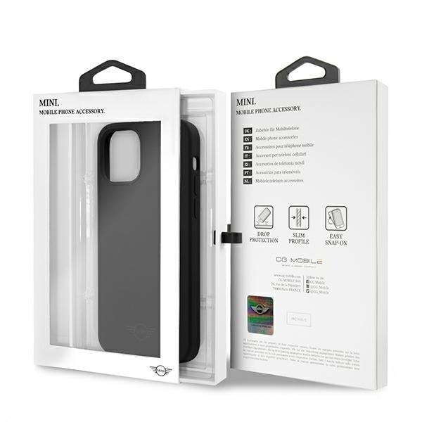 MINI Silicone Tone On Tone Skal iPhone 12 Pro Max - Svart Svart