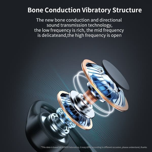 XUNDD X26 Bone Conduction Hörlurar Sport Orange