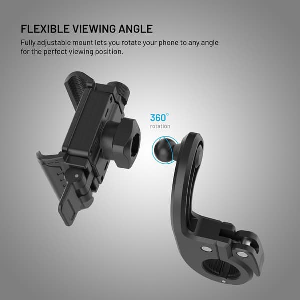 FIXED Bikee Plus Vista Cykel Telefonfäste med Smart Lock Svart