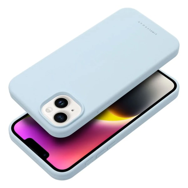 Roar iPhone 14 Plus Mobilskal Roar Cloud Skin - Ljusblå