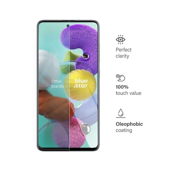 Blue Star Samsung Galaxy A51 Härdat Glas Skärmskydd