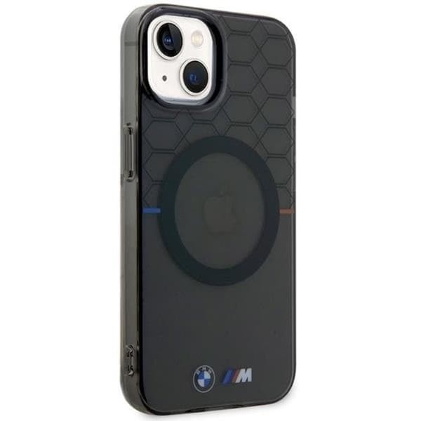 BMW iPhone 14 Plus -kuori Magsafe Pattern - Harmaa Grå