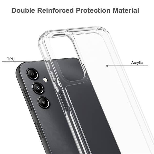 Galaxy A24 4G Mobilskal Akryl TPU - Clear Transparent