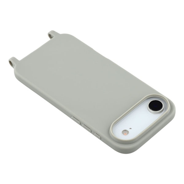 Mobilskal till iPhone Air TPU med Hål för Rem - Grå Grå
