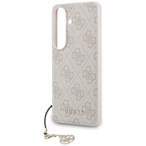 Guess Mobilskal För Galaxy S26 MagSafe 4G Classic Logo Charm - Rosa Rosa