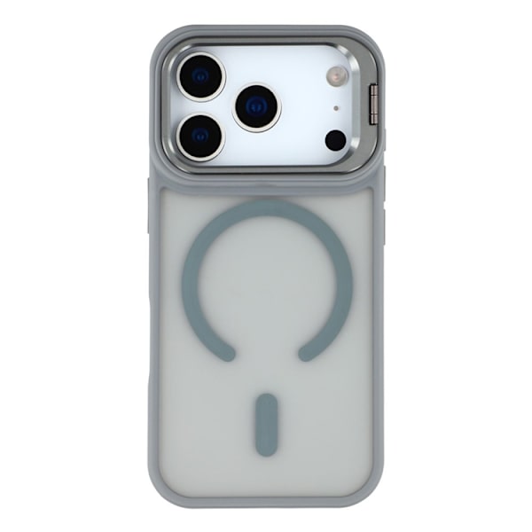 Mobilskal till iPhone 17 Pro MagSafe Lins Kickstand - Titangrå Grå