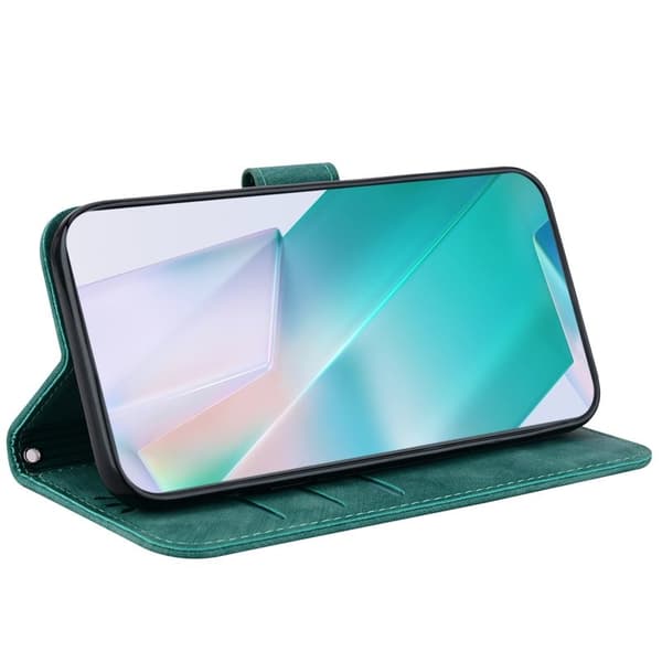 Samsung Galaxy S26 / S26 Pro Plånboksfodral Konstläder Stötsäker - Grön