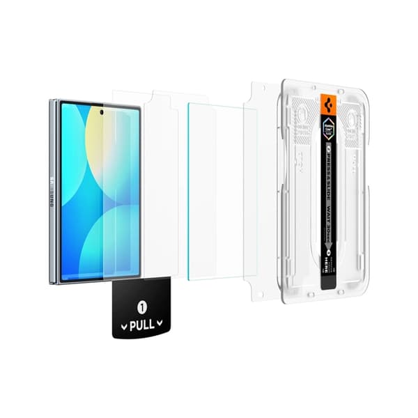 [2-Pack] Spigen Härdat Glas Skärmskydd För Galaxy Z Fold 8 - Clear