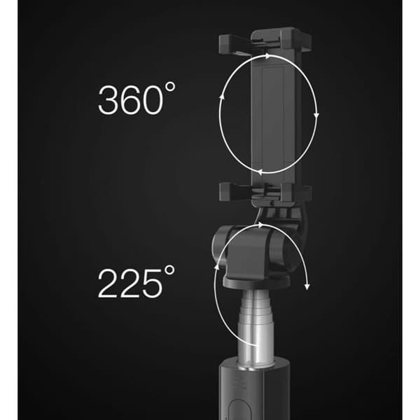 Tech-Protect Trådlös Selfiestick Tripod L01S - Svart Svart