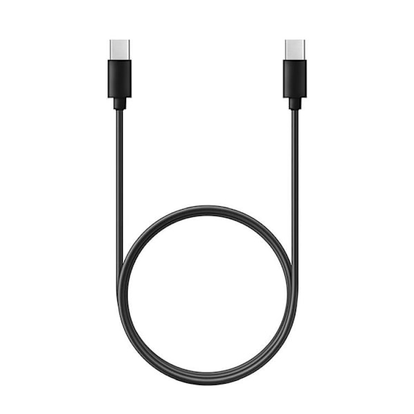 USB-C til USB-C Kabel PD 60W 1m - Sort Svart