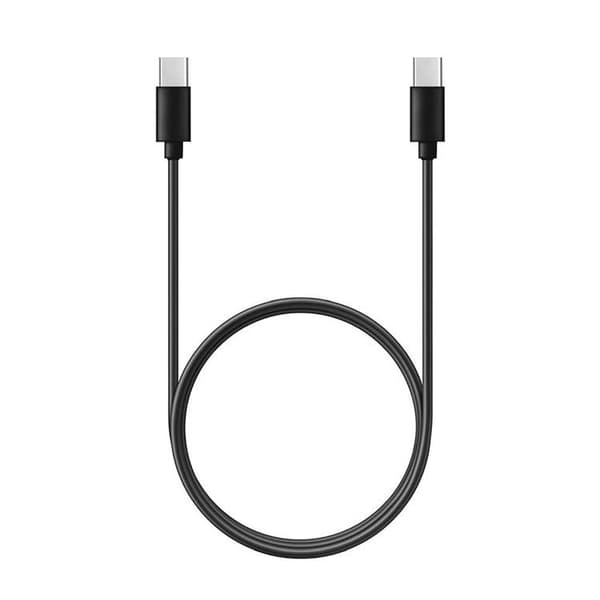 USB-C till USB-C kabel PD 60W 1m - Svart Svart