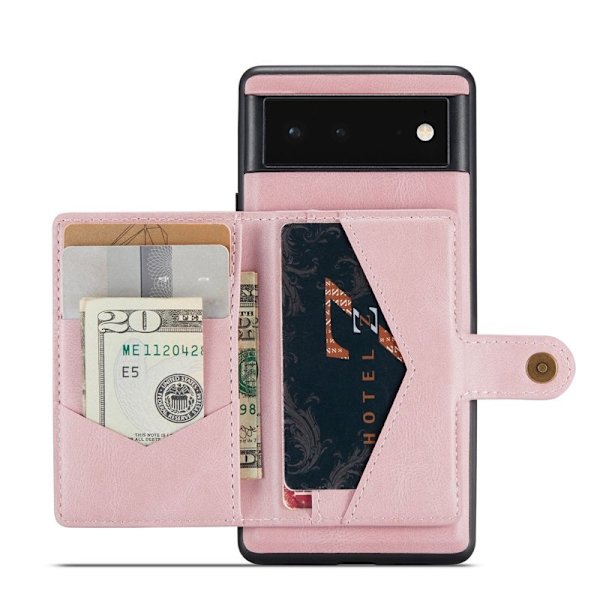 JEEHOOD Detachable Mobilskal Google Pixel 7 5G Roséguld