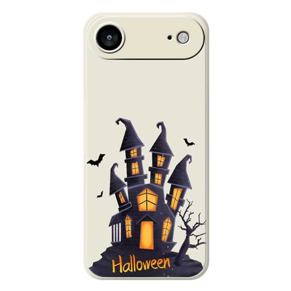 Mobilskal till iPhone Air med Halloween Castle Pattern TPU - Beige Beige