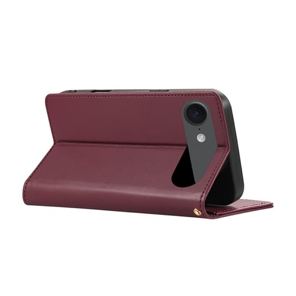 iPhone Air Plånboksfodral RFID Rhombus Läder - Röd Röd