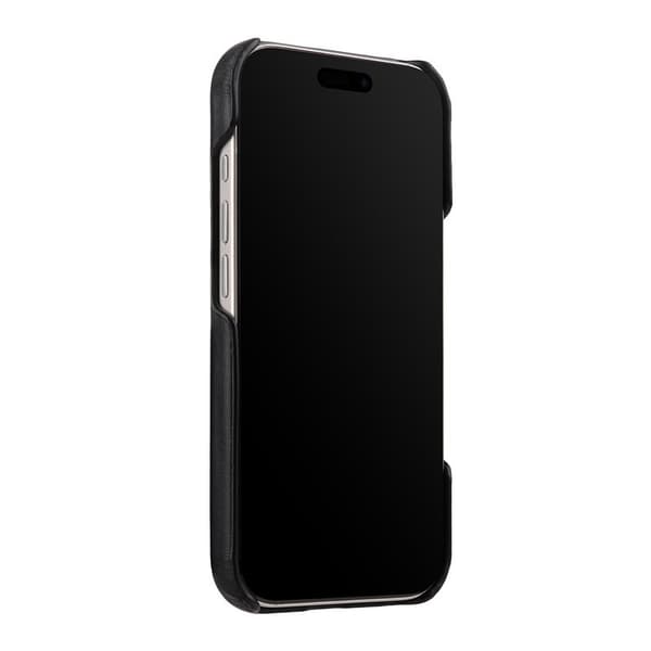 MELKCO Mobilskal till iPhone 17 Pro Max i äkta läder och PC - Svart