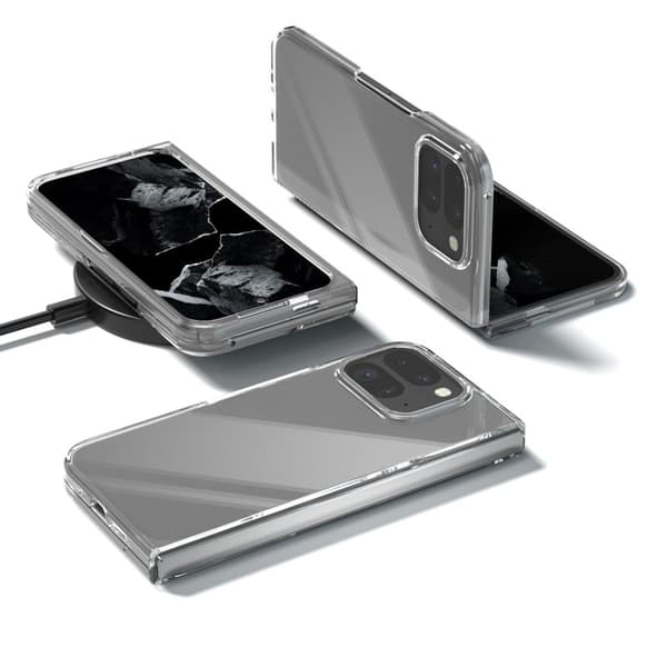 ABEEL Mobilskal till Google Pixel 9 Pro Fold 5G Transparent Hård PC