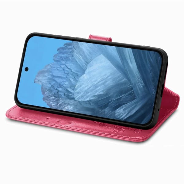 Plånboksfodral för Samsung Galaxy S26 Plus Konstläder - Rosa