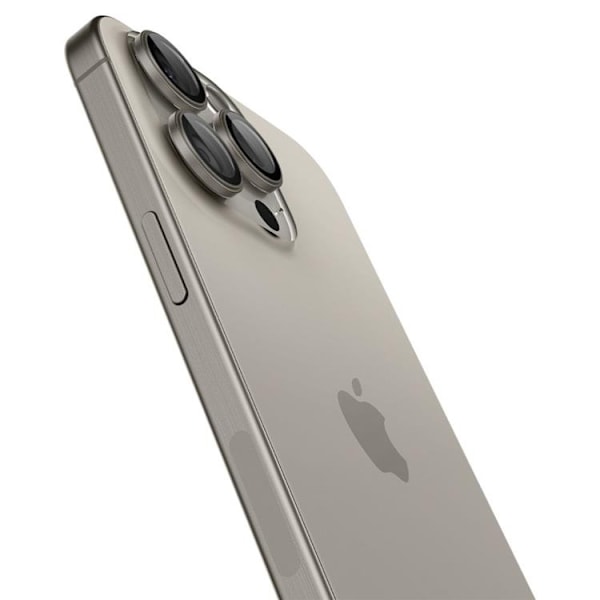 [2-PACK] Spigen iPhone 15 Pro/15 Pro Max Kameralinsskydd i Härdat Glas Svart