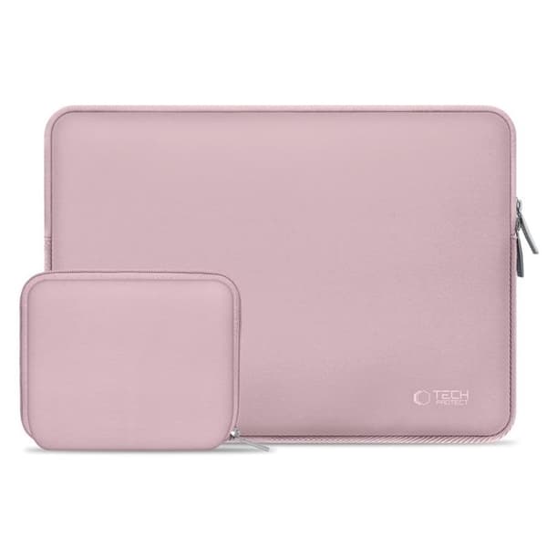 Tech-Protect bærbar taske til (15-16") Neoslim - Dusty Rose Rosa