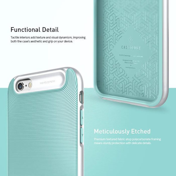 Caseology Wavelength Case Cover til Apple iPhone 6/6S - Mint Turkos