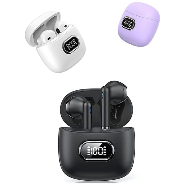 USAMS IA II-serie Bluetooth-hovedtelefoner 5.3 TWS - Lilla