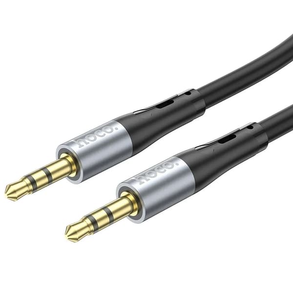 Hoco AUX Mini Jack til Mini Jack (3.5mm) Kabel 1m - Sort Black