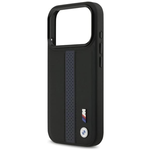 BMW Mobilskal till iPhone 17 Pro MagSafe M Perforated Stripe Logo - Blå Blå