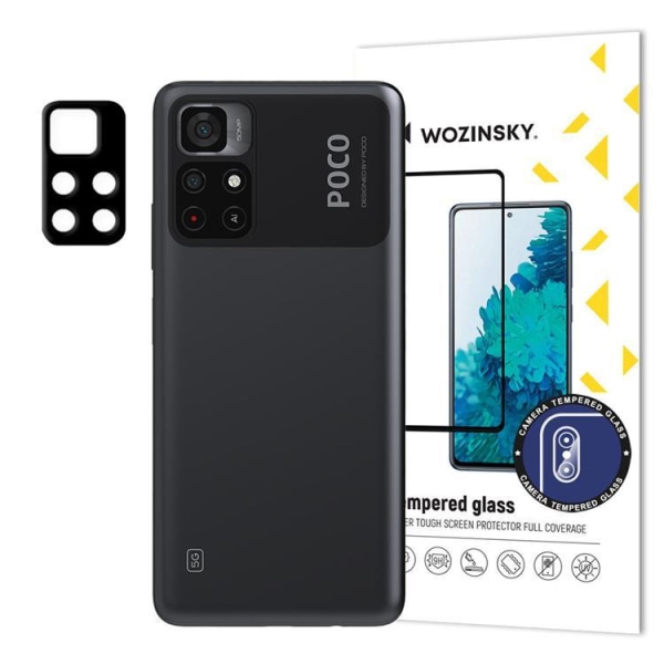 Wozinsky Xiaomi Poco M4 Pro 5G Fuldt kameraglas 9H hærdet glas