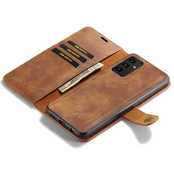 DG.MING Folio Flip Detachable Plånboksfodral Galaxy A13 4G - Brun