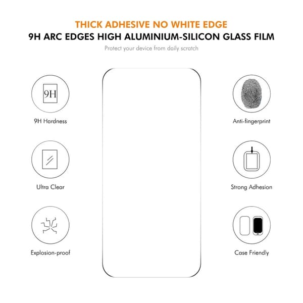 ENKAY Mobilskal till iPhone Air MagSafe med 9H Härdat Glas - Blå Blå