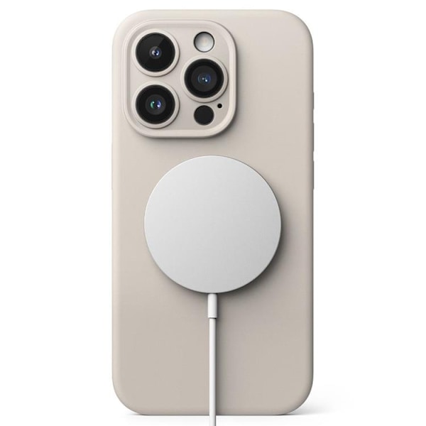 Ringke iPhone 15 Pro Mobilskal Magsafe Silikon - Stone Beige
