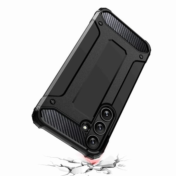 Mobilskal till Galaxy S25 Hybrid Armor - Blå Blå
