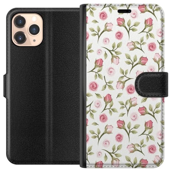 Plånboksfodral till Apple iPhone 11 Pro med Blommigt