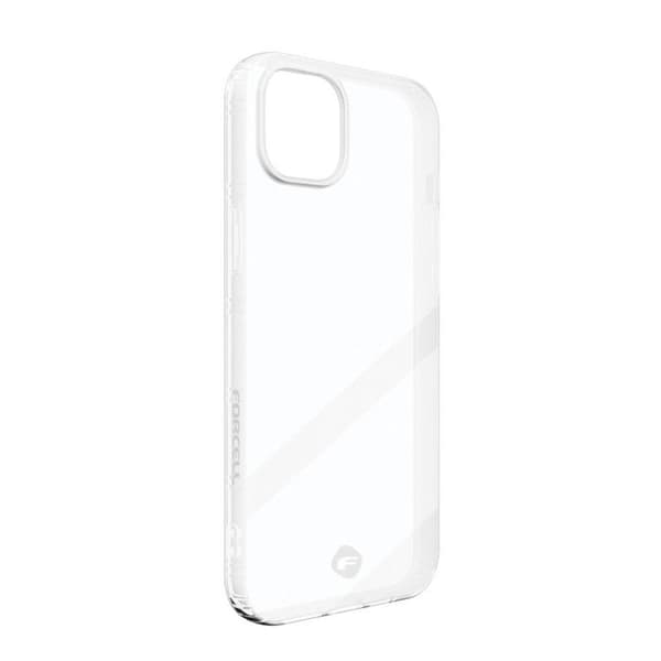 FORCELL F-PROTECT Langtidsholdbart tyndt etui til IPHONE 15 Plus gennemsigtig Transparent
