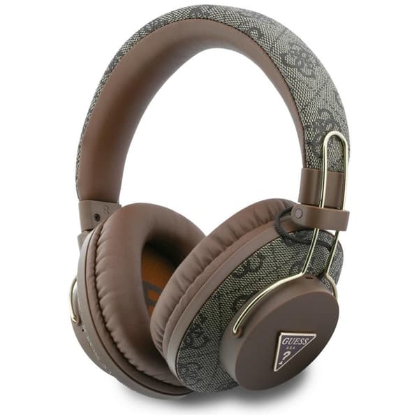 Guess Over-Ear Hörlurar Triangle Logo Bluetooth ENC - Brun Brun